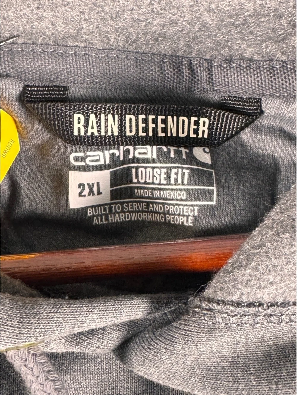 Carhartt Rain Defender 1889 hoodie men’s 2XL NWT Gray